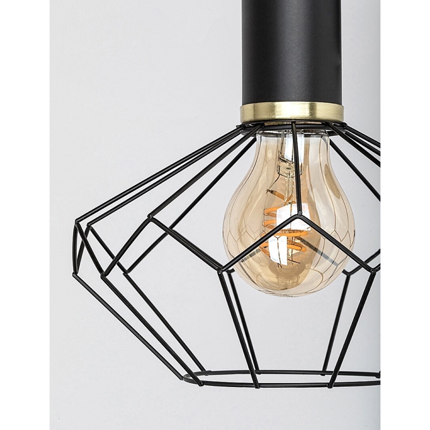 Rabalux - Wandlamp 1xE27/40W/230V diameter 20 cm zwart