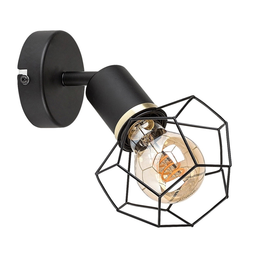 Rabalux - Wandlamp 1xE27/40W/230V diameter 12 cm zwart