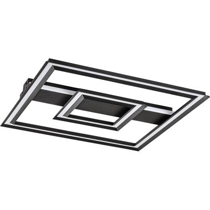 Rabalux - Plafonnier LED/48W/230V 3000K noir 48,5x48,5 cm