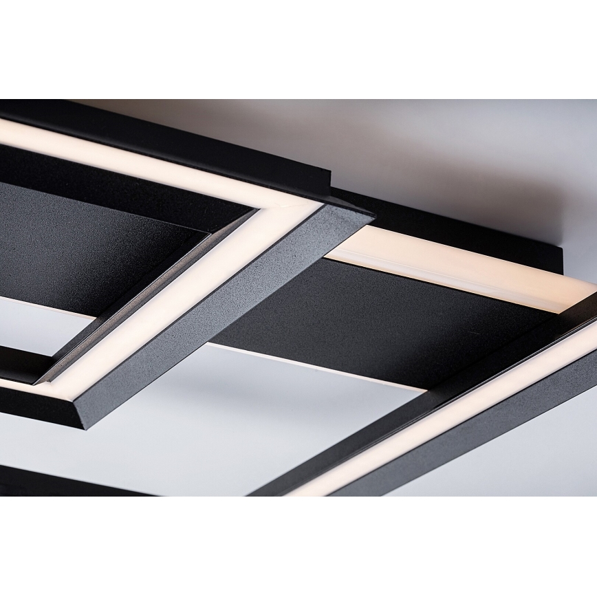 Rabalux - Plafonnier LED/48W/230V 3000K noir 48,5x48,5 cm