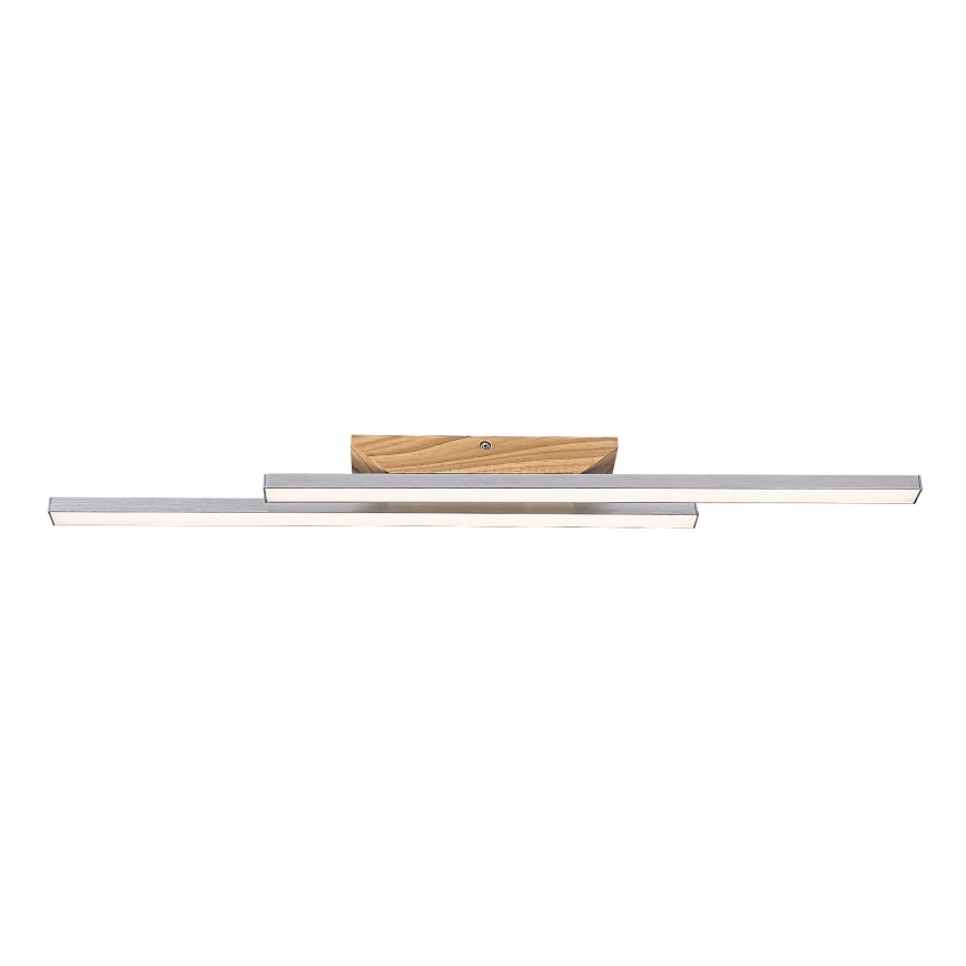 Rabalux - Plafonnier LED 21 W/230 V, 4000 K, finition hêtre, longueur 80 cm