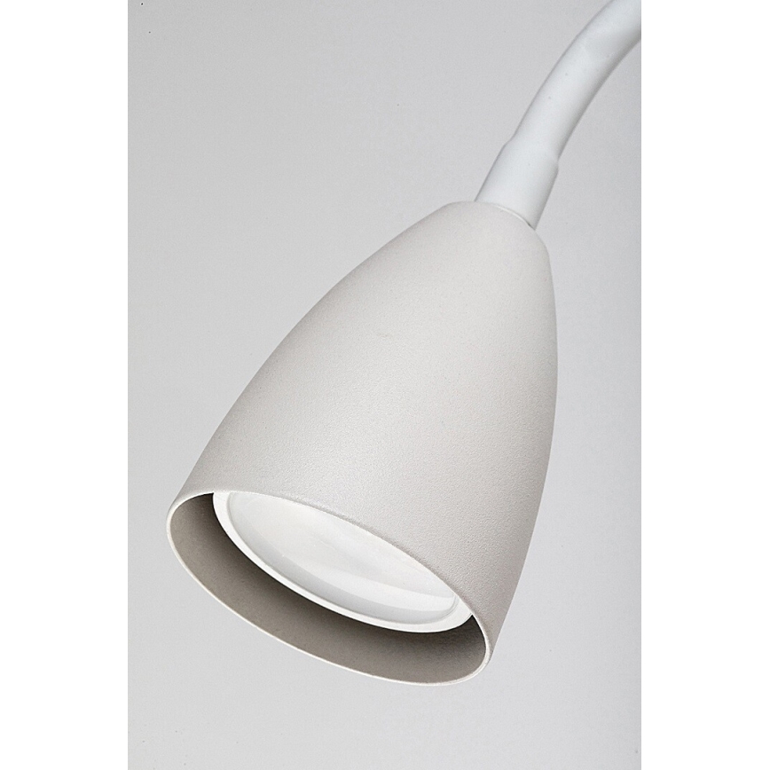 Rabalux - Applique murale avec étagère et USB port 1xGU10/25W/230V blanc