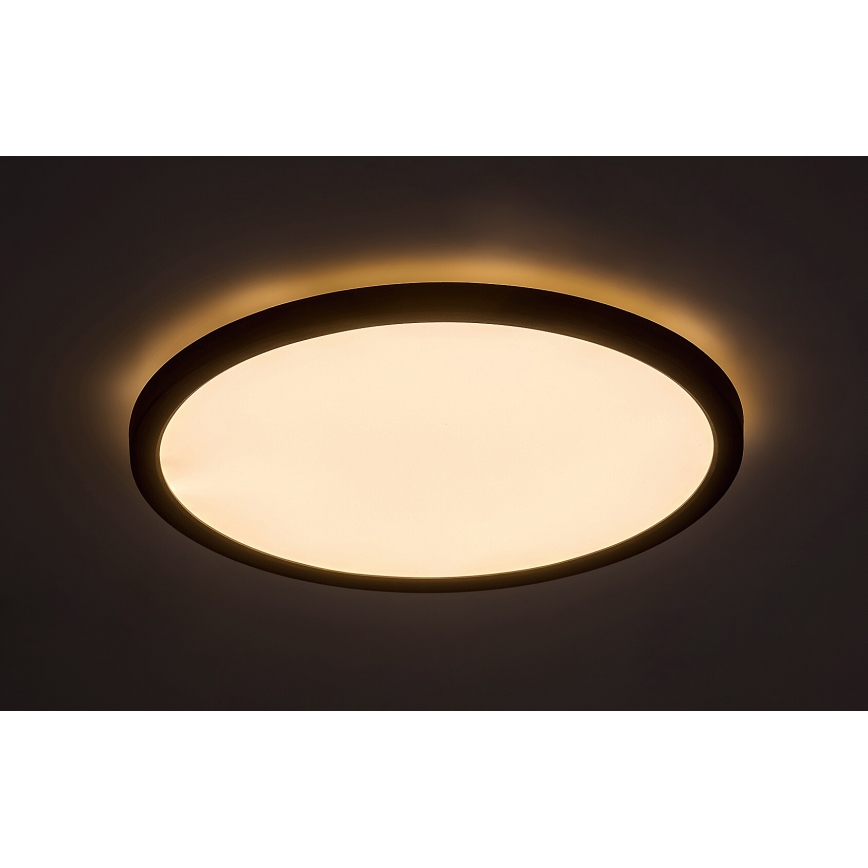 Rabalux - LED Plafondlamp LED/24W/230V 3000/4000/6000K diameter 29 cm zwart