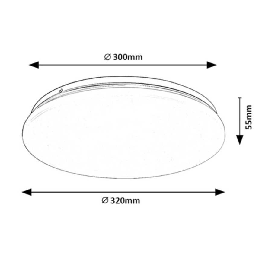 Rabalux - LED plafondlamp LED/18W/230V 3000K 32 cm