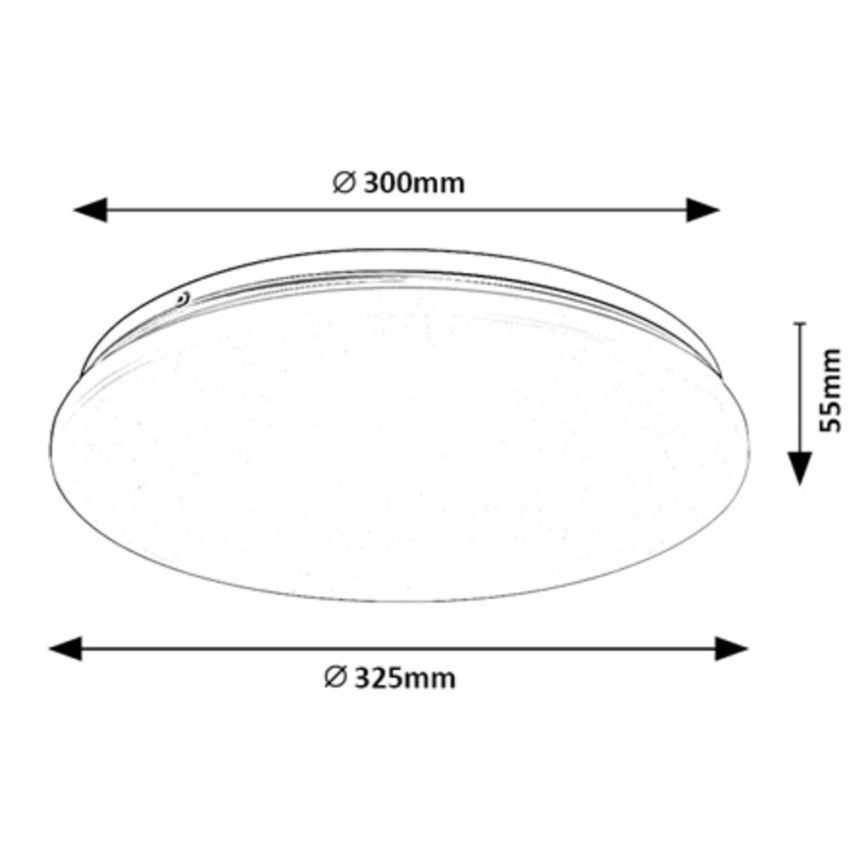 Rabalux - LED plafondlamp LED/18W/230V 4000K 32 cm