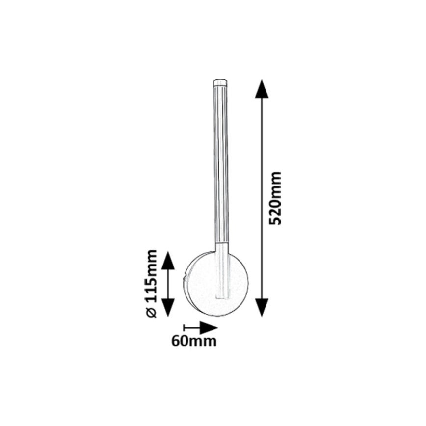 Rabalux - LED wand verlichting LED/6W/230V