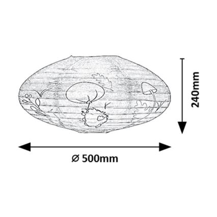 Rabalux - Kinderlampenkap voor hanglamp max. 40W diameter 50 cm