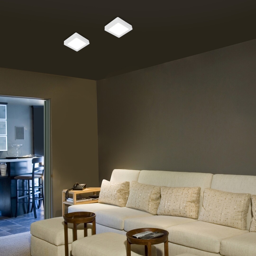 Rabalux - Plafonnier LED/15W/230V 4000K 16x16 cm blanc