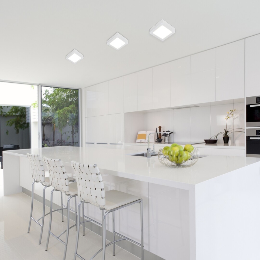 Rabalux - Plafonnier LED/24W/230V 4000K 22x22 cm blanc