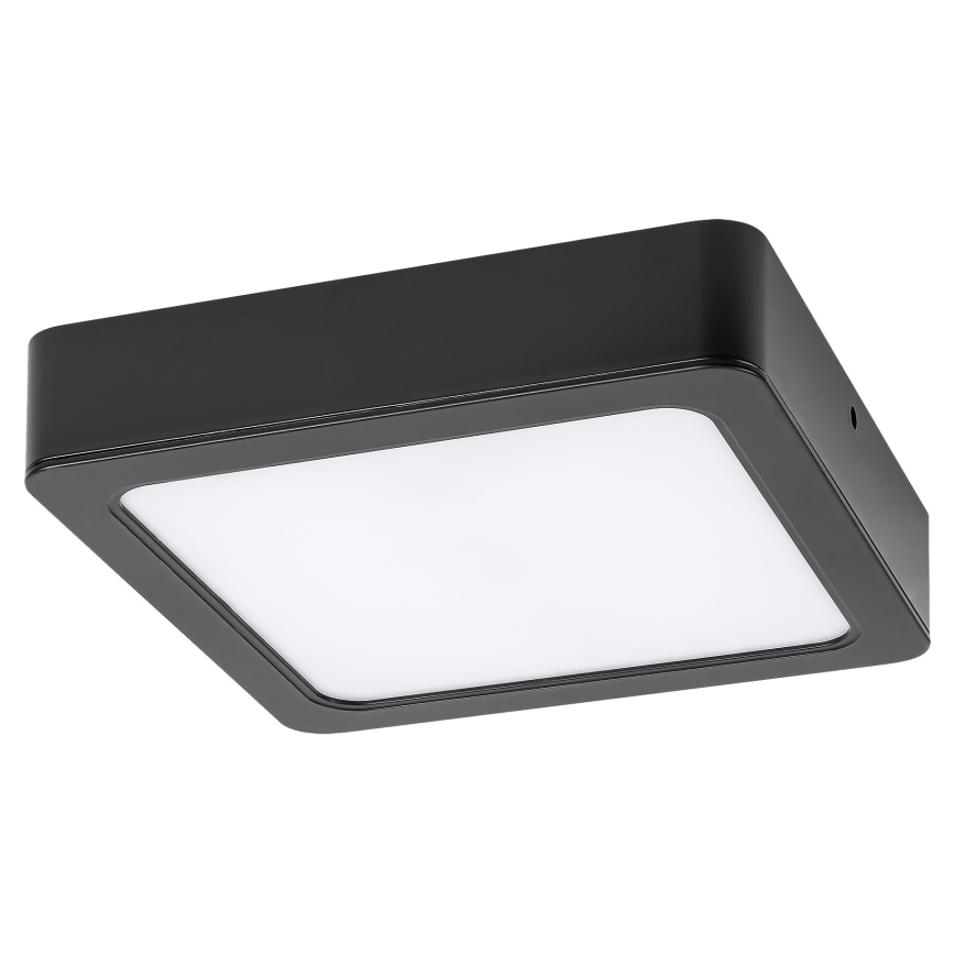 Rabalux - LED Plafondlamp LED/24W/230V 4000K 22x22 cm zwart