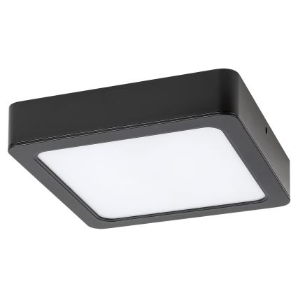 Rabalux - Plafonnier LED/24W/230V 4000K 22x22 cm noir