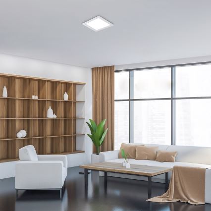 Rabalux - LED Hang plafondverlichting LED/18W/230V 22x22 cm wit