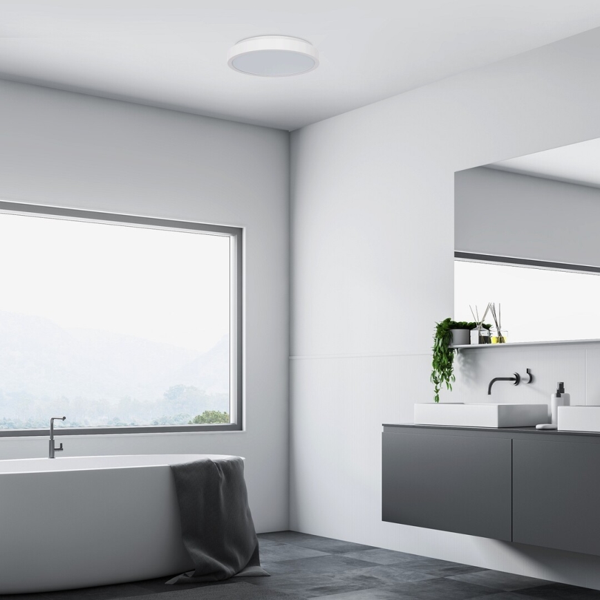 Rabalux - LED Badkamer plafondlamp LED/36W/230V IP44 4000K diameter 35 cm wit