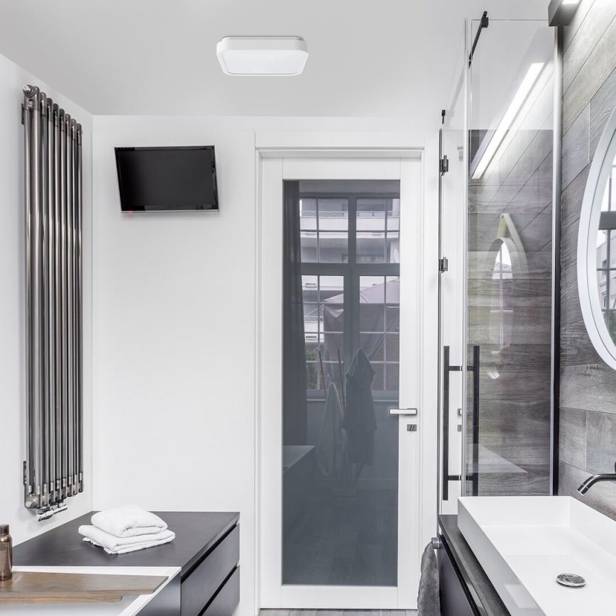 Rabalux - Plafonnier salle de bain LED/18W/230V IP44 4000K 25x25 cm blanc
