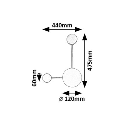 Rabalux - LED wand verlichting LED/7W/230V 3000K