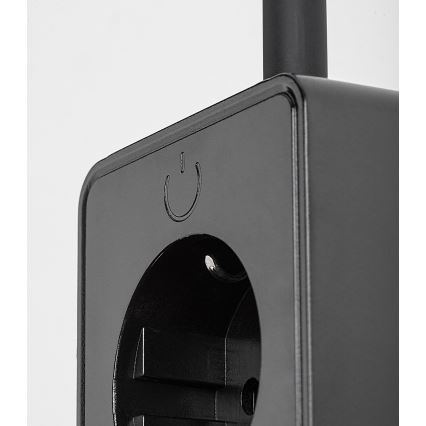 Rabalux - dimbare LED-wandlamp LED/4W/230V met USB-poort voor stopcontact 3000/4000/6000K zwart