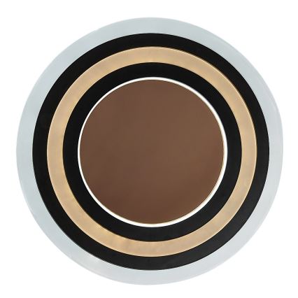 Rabalux - Plafonnier LED dimmable 56W/230V 3000/4000/6000K chrome mat/noir + télécommande Ø 45 cm