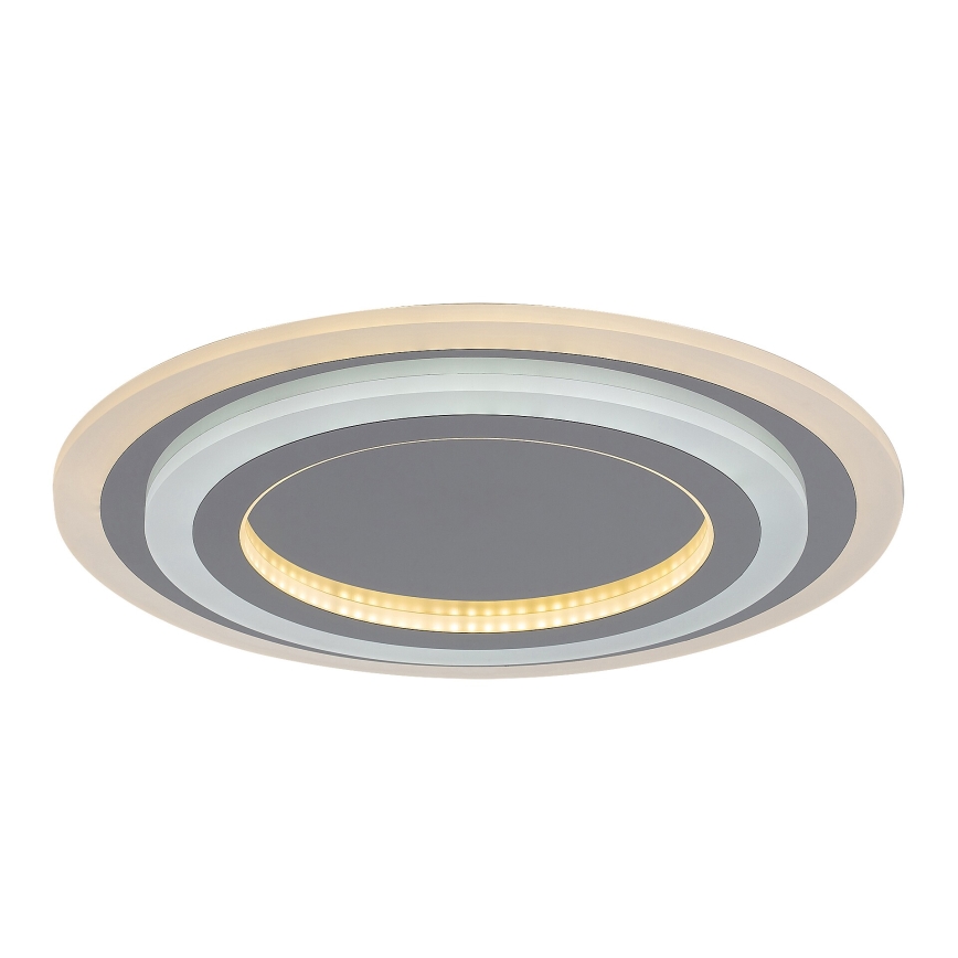 Rabalux - Dimbare LED Plafondlamp LED/56W/230V 3000/4000/6000K mat chroom + afstandsbediening