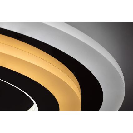 Rabalux - Plafonnier LED dimmable LED/56W/230V 3000/4000/6000K chrome mat + télécommande Ø 45 cm