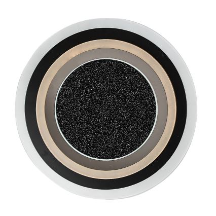 Rabalux - Plafonnier LED dimmable 56W/230V 3000/4000/6000K noir + télécommande Ø 45 cm