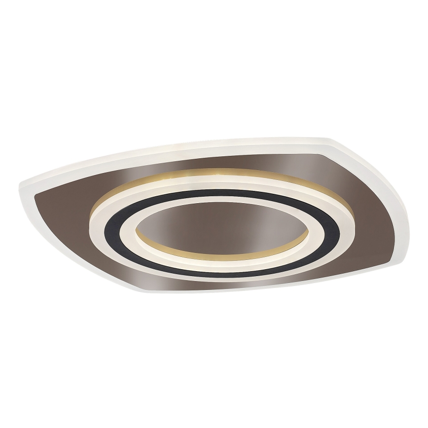 Rabalux - Plafonnier à intensité variable LED/60W/230V 3000/4000/6000K chrome mat/noir + Télécommande