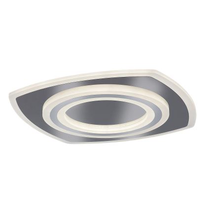 Rabalux - Dimbare LED-plafondlamp LED/60W/230V 3000/4000/6000K mat chroom + afstandsbediening 48x48 cm