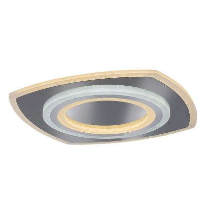 Rabalux - Plafonnier à intensité variable LED/60W/230V 3000/4000/6000K chrome mat + Télécommande