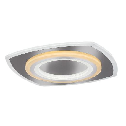 Rabalux - Plafonnier à intensité variable LED/60W/230V 3000/4000/6000K chrome mat + Télécommande