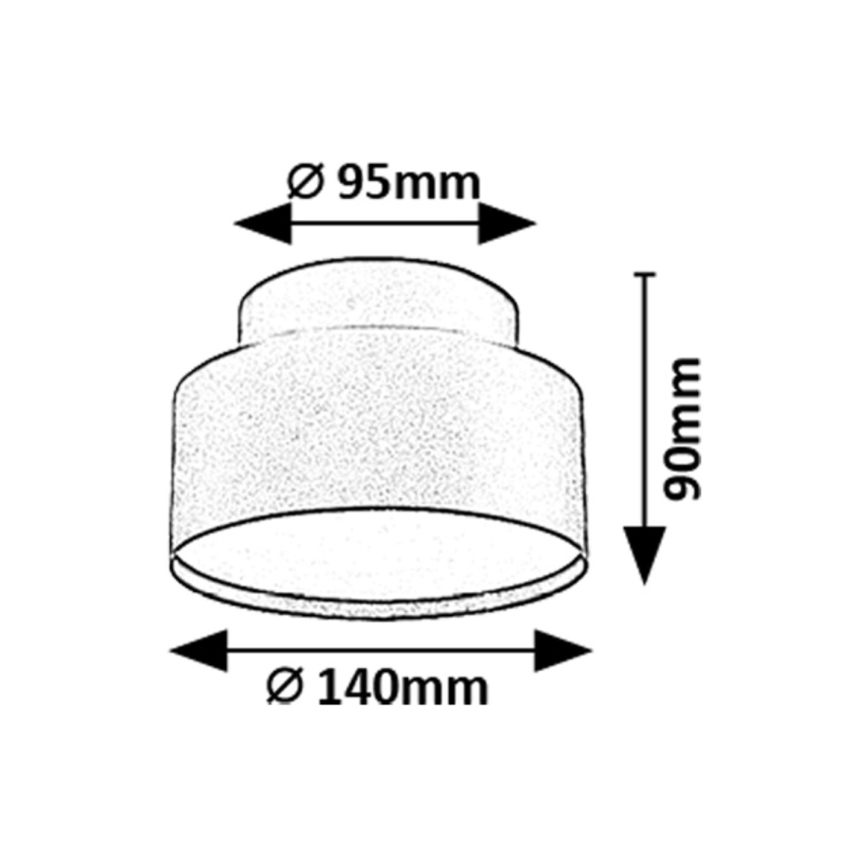 Rabalux - Plafonnier LED/24W/230V 3000K blanc