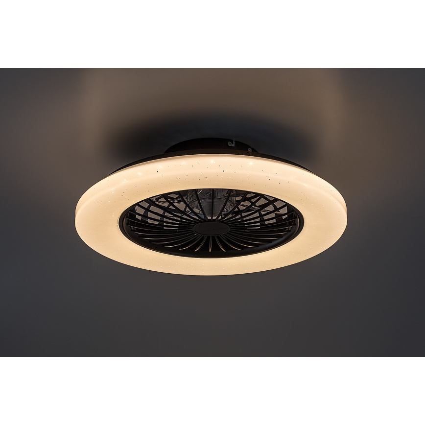 Rabalux - LED dimbare plafondlamp met ventilator LED/48W/230V 3000-6500K + afstandsbediening