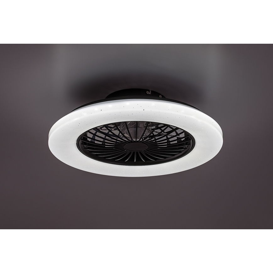 Rabalux - LED dimbare plafondlamp met ventilator LED/48W/230V 3000-6500K + afstandsbediening