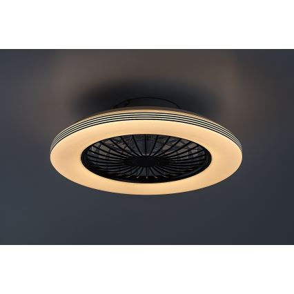 Rabalux - LED dimbare plafondlamp met ventilator LED/48W/230V 3000-6500K + afstandsbediening