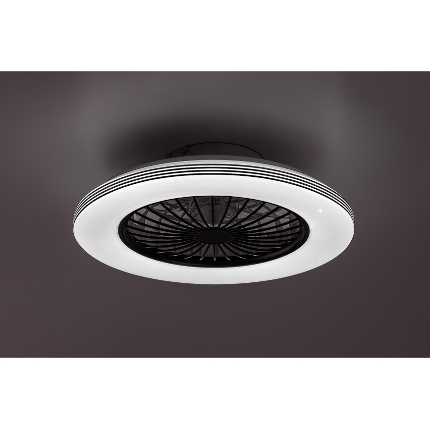 Rabalux - LED dimbare plafondlamp met ventilator LED/48W/230V 3000-6500K + afstandsbediening