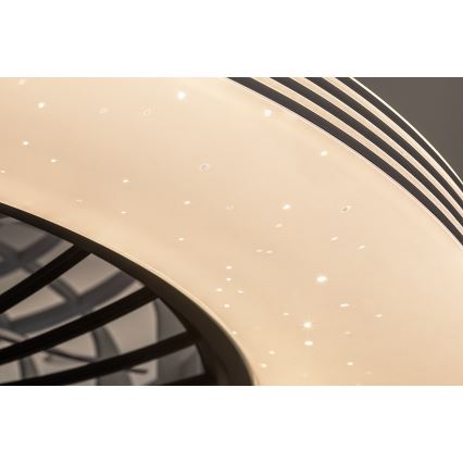 Rabalux - LED dimbare plafondlamp met ventilator LED/48W/230V 3000-6500K + afstandsbediening