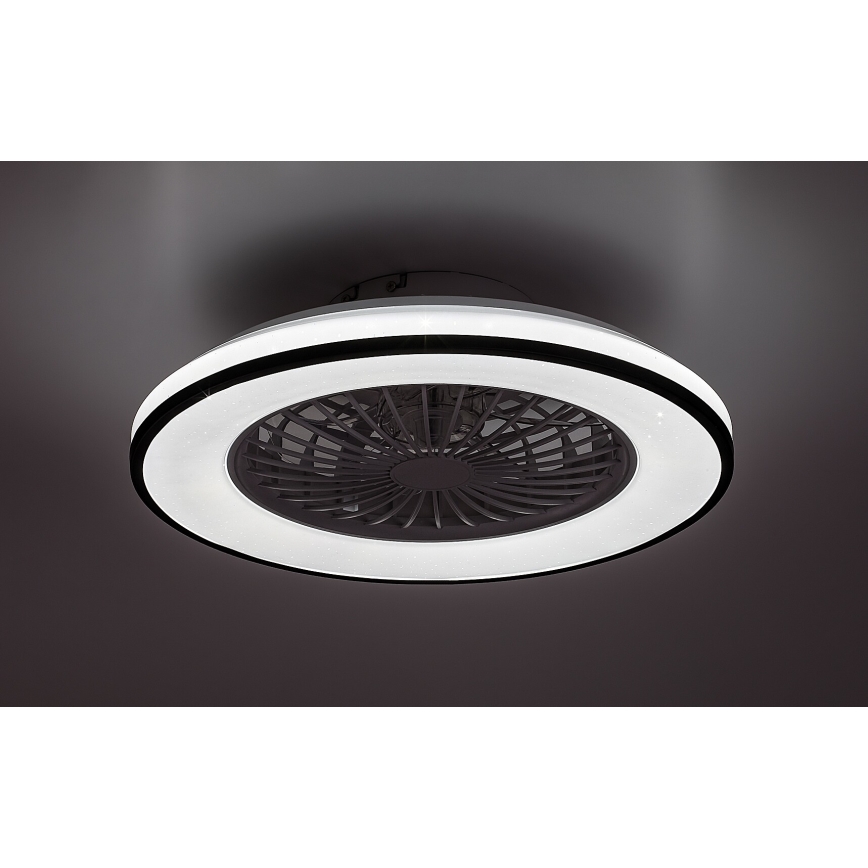 Rabalux - LED dimbare plafondlamp met ventilator LED/48W/230V 3000-6500K + afstandsbediening