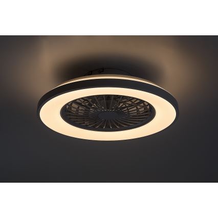 Rabalux - LED Dimbare plafondlamp met ventilator LED/48W/230V 3000-6500K + afstandsbediening