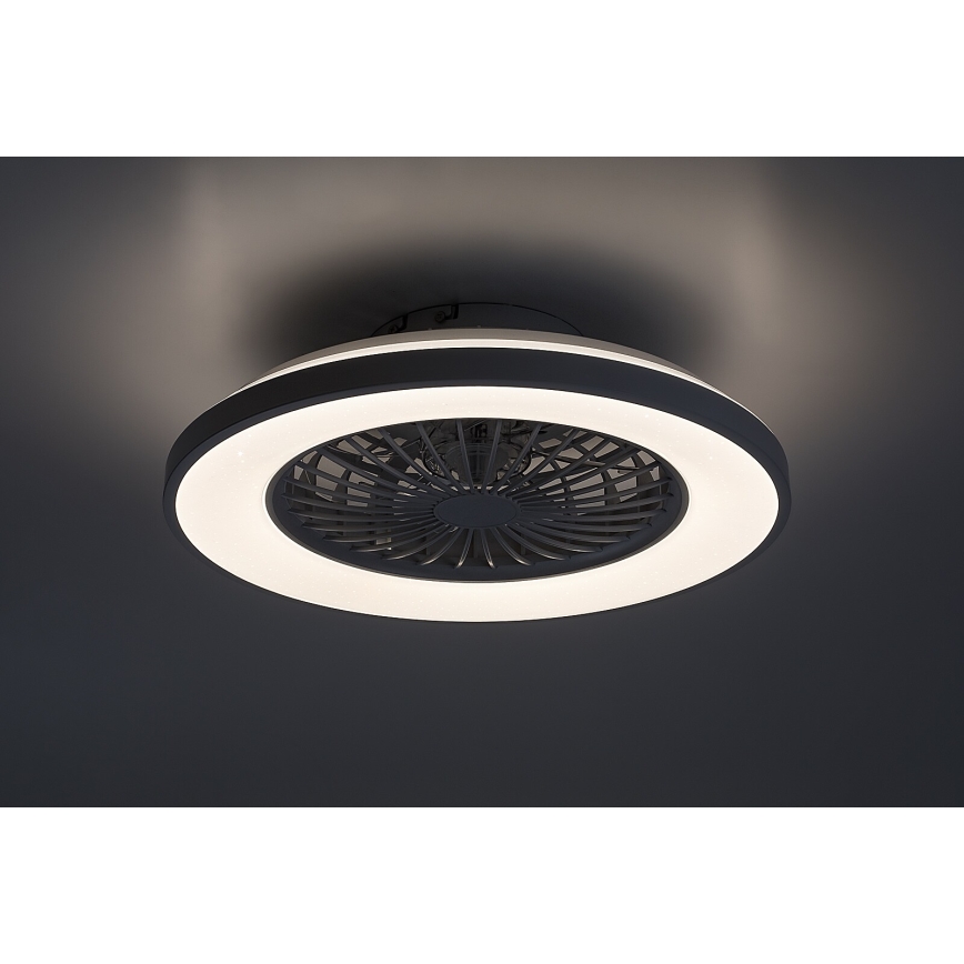 Rabalux - LED Dimbare plafondlamp met ventilator LED/48W/230V 3000-6500K + afstandsbediening