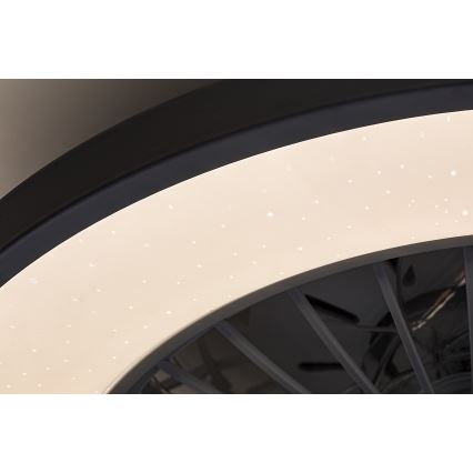 Rabalux - LED Dimbare plafondlamp met ventilator LED/48W/230V 3000-6500K + afstandsbediening