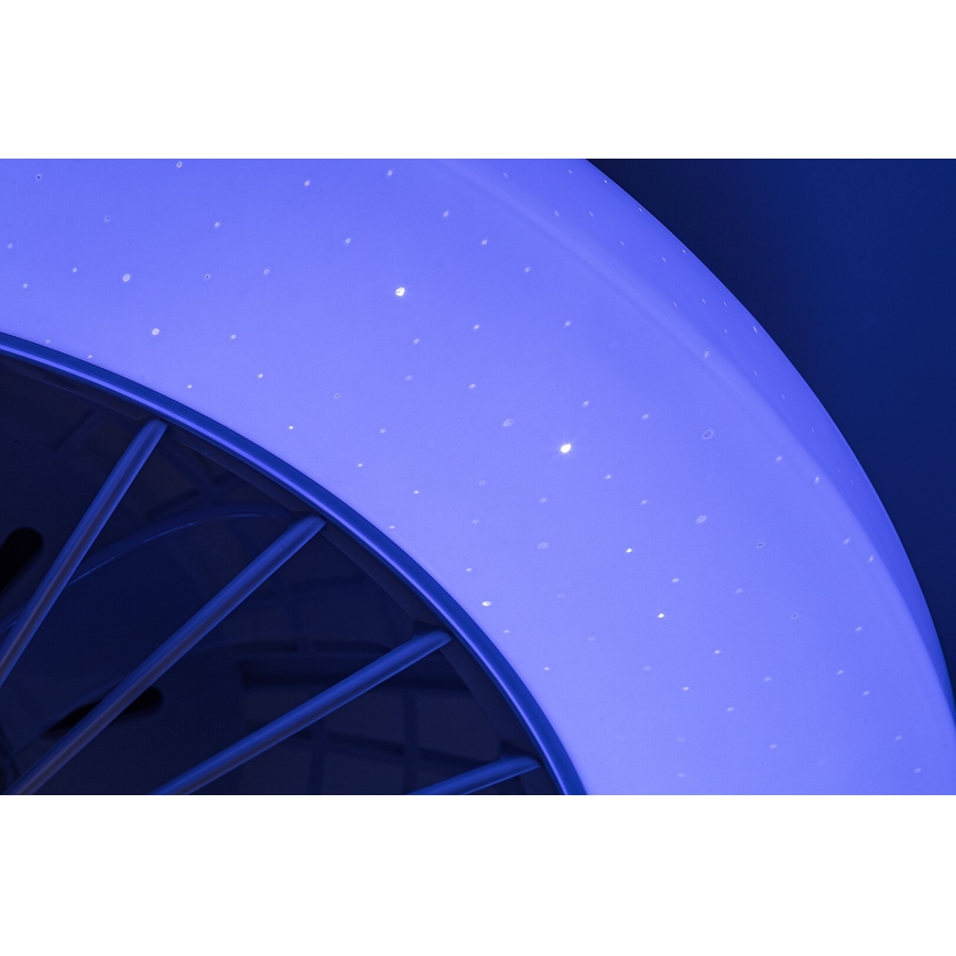 Rabalux - LED RGB dimbare plafondlamp met ventilator LED/48W/230V 3000-6500K + afstandsbediening