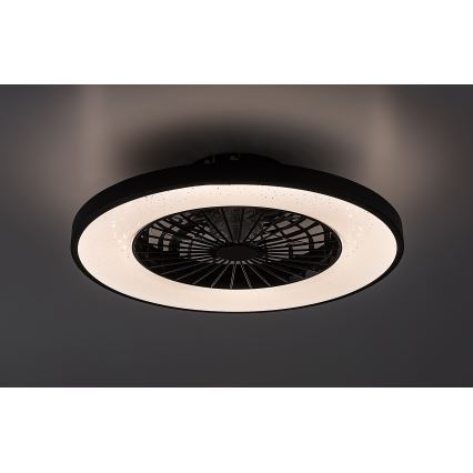 Rabalux - Plafonnier à intensité variable avec ventilateur LED/72W/230V 3000-6500K + Télécommande