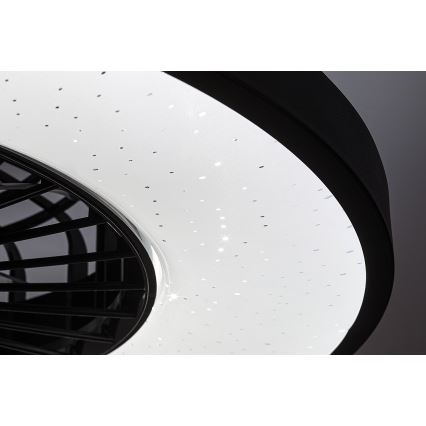 Rabalux - Plafonnier à intensité variable avec ventilateur LED/72W/230V 3000-6500K + Télécommande