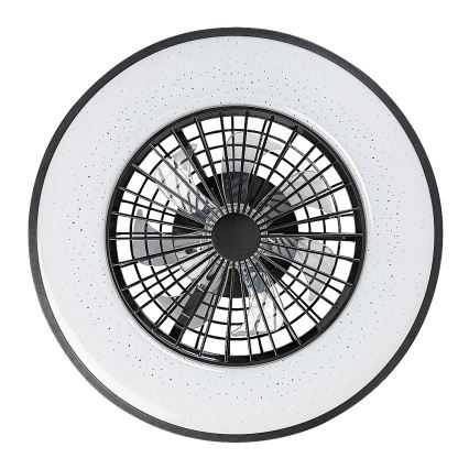 Rabalux - Plafonnier à intensité variable avec ventilateur LED/72W/230V 3000-6500K + Télécommande