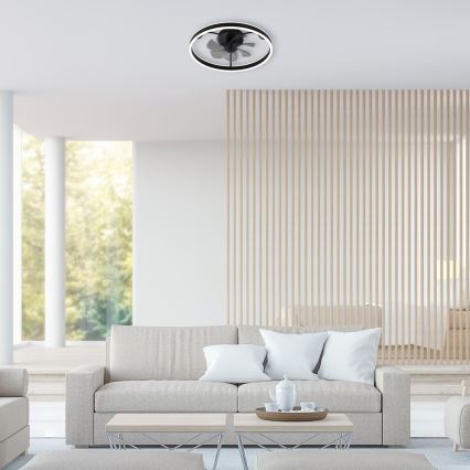 Rabalux - LED Dimbare plafondlamp met ventilator LED/40W/230V 3000/4000/6000K Wi-Fi + afstandsbediening