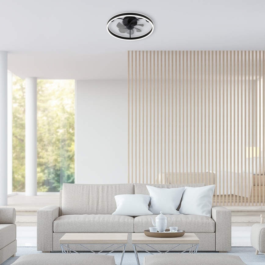 Rabalux - LED Dimbare plafondlamp met ventilator LED/40W/230V 3000/4000/6000K Wi-Fi + afstandsbediening