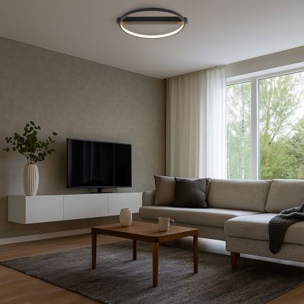 Rabalux - LED-plafondlamp LED/45W/230V 3000K 50x55 cm zwart