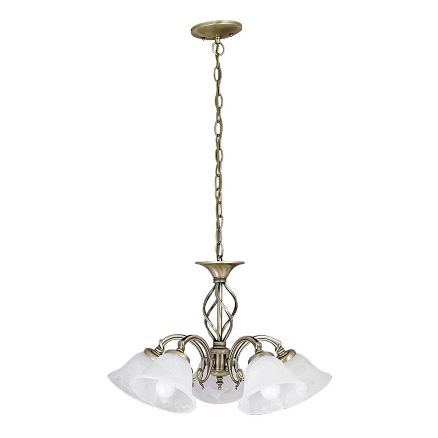 Rabalux 7135 - Hanglamp aan ketting BECKWORTH 5xE14/40W/230V