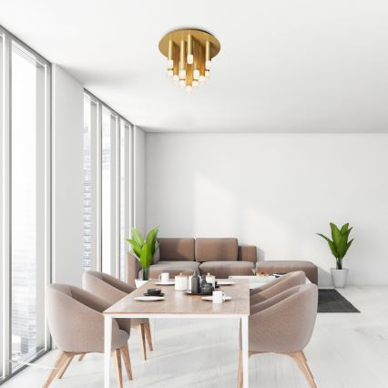Rabalux - Plafondlamp 13xG9/5W/230V goud