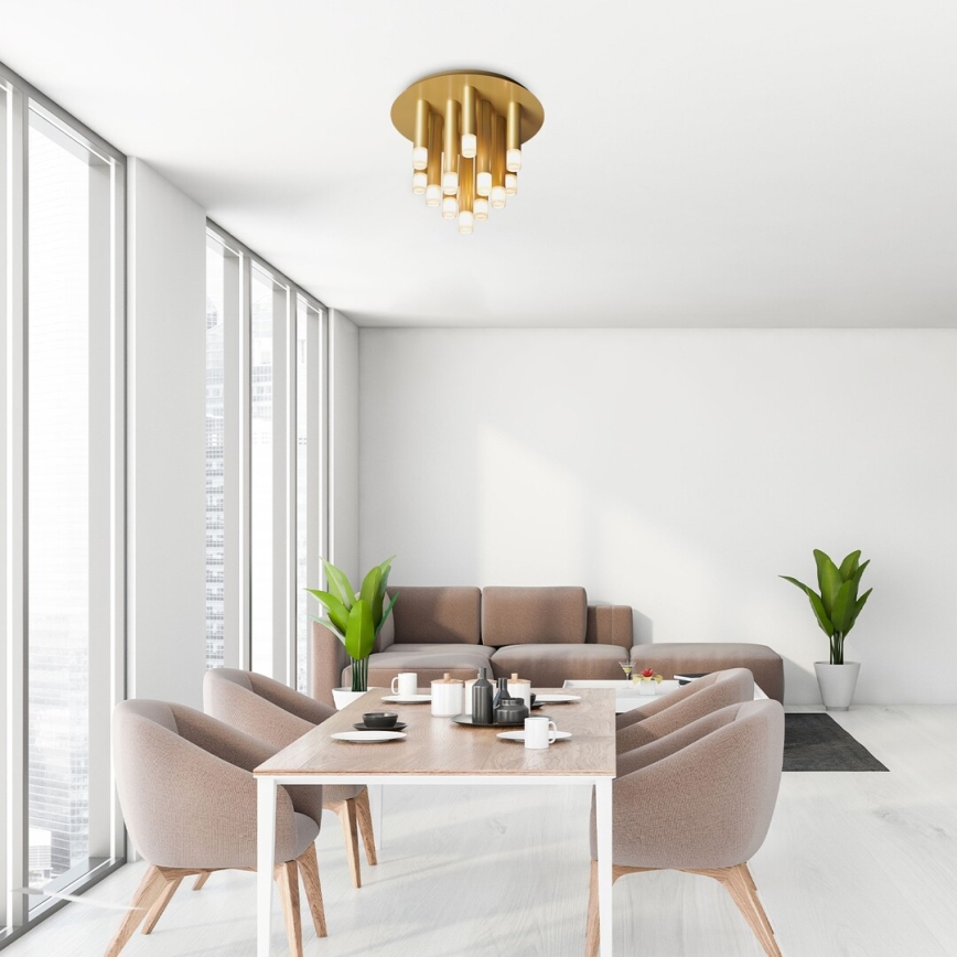 Rabalux - Plafondlamp 13xG9/5W/230V goud