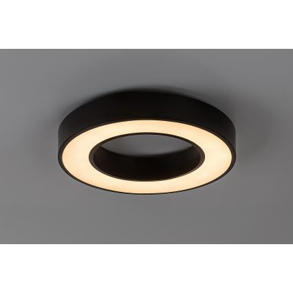 Rabalux - Plafonnier LED dimmable LED/45W/230V 3000-6500K Ø 60 cm noir + télécommande
