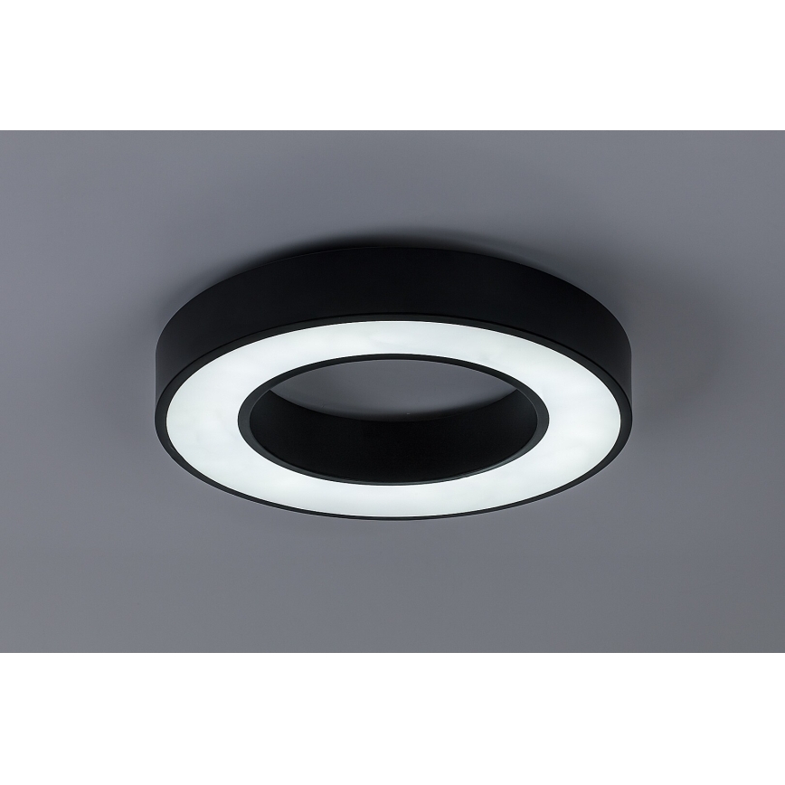 Rabalux - Plafonnier LED dimmable LED/45W/230V 3000-6500K Ø 60 cm noir + télécommande